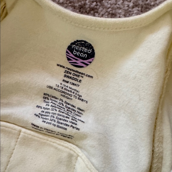 Nested Bean Swaddle (small) - Picture 3 of 5